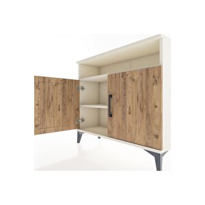 Arges Şifonyer 2 Raflı 2 Kapaklı 88x30x80 Aytaşı-çam