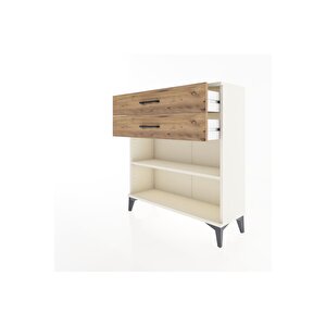 Arges Şifonyer Tek Raflı 2 Çekmeceli 88x30x96 Aytaşı-çam