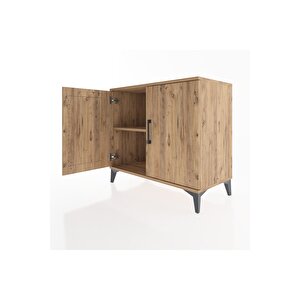 Hyperion Şifonyer Tek Raflı 2 Kapaklı 88x44x80 Çam-çam