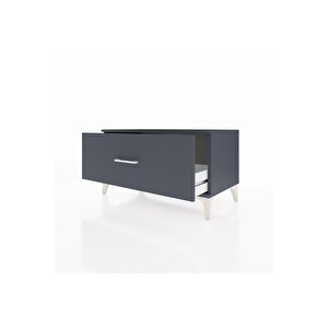 Hyperion Şifonyer Tek Çekmeceli 88x44x48 Antrasit-antrasit