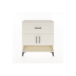 Arges Şifonyer 2 Raflı Tek Çekmeceli 2 Kapaklı 88x30x96 Aytaşı-aytaşı