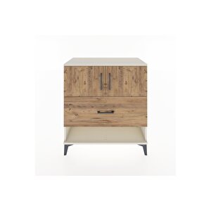 Hyperion Şifonyer Tek Raflı Tek Çekmeceli 2 Kapaklı 88x44x96 Aytaşı-çam