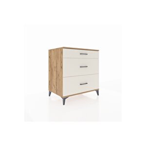 Kronos Şifonyer 3 Çekmeceli 88x59x96 Çam-aytaşı