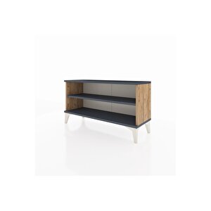 Arges Şifonyer Tek Raflı 88x30x48 Çam-antrasit