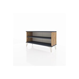 Arges Şifonyer Tek Raflı 88x30x48 Çam-antrasit