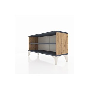 Arges Şifonyer Tek Raflı 88x30x48 Çam-antrasit