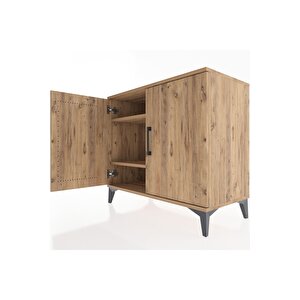 Hyperion Şifonyer 2 Raflı 2 Kapaklı 88x44x80 Çam-çam