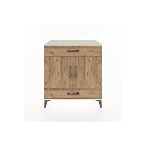 Hyperion Şifonyer 2 Çekmeceli 2 Kapaklı 88x44x96 Aytaşı-çam