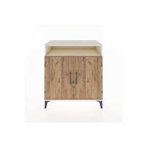 Hyperion Şifonyer Tek Raflı 2 Kapaklı 88x44x96 Aytaşı-çam