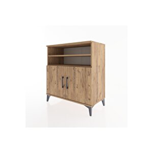 Hyperion Şifonyer 4 Raflı 2 Kapaklı 88x44x96 Çam-çam