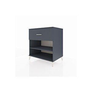 Kronos Şifonyer Tek Raflı Tek Çekmeceli 88x59x96 Antrasit-antrasit