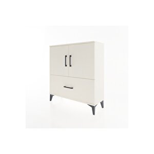 Arges Şifonyer 2 Raflı Tek Çekmeceli 2 Kapaklı 88x30x96 Aytaşı-aytaşı