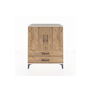 Hyperion Şifonyer 2 Raflı 2 Çekmeceli 2 Kapaklı 88x44x106 Aytaşı-çam