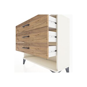 Arges Şifonyer 3 Çekmeceli 88x30x80 Aytaşı-çam