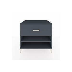 Kronos Şifonyer Tek Raflı Tek Çekmeceli 88x59x80 Antrasit-antrasit