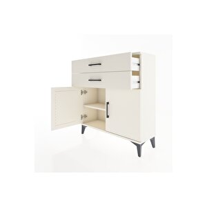 Arges Şifonyer Tek Raflı 2 Çekmeceli 2 Kapaklı 88x30x96 Aytaşı-aytaşı