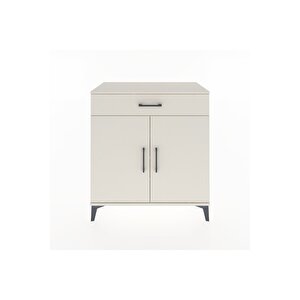 Hyperion Şifonyer 3 Raflı Tek Çekmeceli 2 Kapaklı 88x44x96 Aytaşı-aytaşı