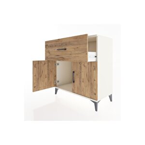 Hyperion Şifonyer Tek Çekmeceli 2 Kapaklı 88x44x96 Aytaşı-çam