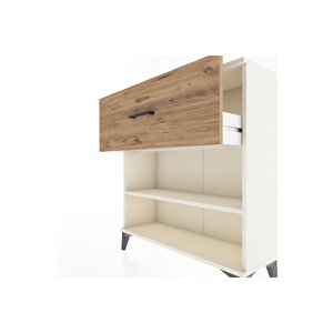 Arges Şifonyer Tek Raflı Tek Çekmeceli 88x30x96 Aytaşı-çam