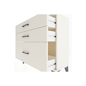 Arges Şifonyer 3 Çekmeceli 88x30x80 Aytaşı-aytaşı