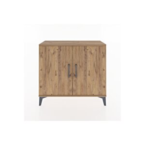 Arges Şifonyer 2 Raflı 2 Kapaklı 88x30x80 Çam-çam