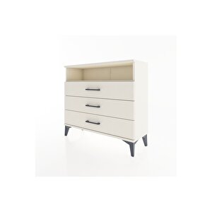 Arges Şifonyer Tek Raflı 3 Çekmeceli 88x30x80 Aytaşı-aytaşı