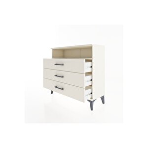 Arges Şifonyer Tek Raflı 3 Çekmeceli 88x30x80 Aytaşı-aytaşı