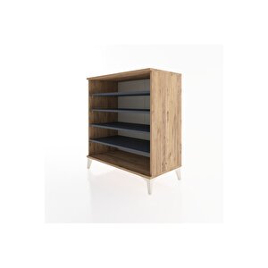 Hyperion Şifonyer 4 Raflı 88x44x96 Çam-antrasit