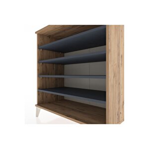 Hyperion Şifonyer 4 Raflı 88x44x96 Çam-antrasit