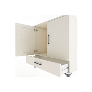 Hyperion Şifonyer Tek Raflı Tek Çekmeceli 2 Kapaklı 88x44x96 Aytaşı-aytaşı