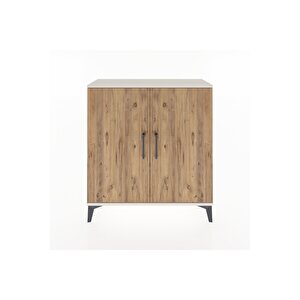 Arges Şifonyer 2 Raflı 2 Kapaklı 88x30x96 Aytaşı-çam