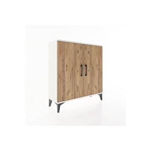 Arges Şifonyer 2 Raflı 2 Kapaklı 88x30x96 Aytaşı-çam