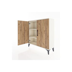 Arges Şifonyer 2 Raflı 2 Kapaklı 88x30x96 Aytaşı-çam