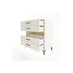 Hyperion Şifonyer Tek Raflı 4 Çekmeceli 88x44x96 Aytaşı-aytaşı