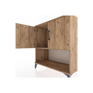 Hyperion Şifonyer Tek Raflı 2 Kapaklı 88x44x96 Çam-çam