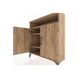 Hyperion Şifonyer 3 Raflı 2 Kapaklı 88x44x96 Çam-çam