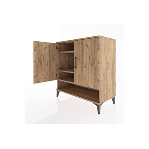 Hyperion Şifonyer 3 Raflı 2 Kapaklı 88x44x96 Çam-çam