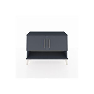 Arges Şifonyer 2 Raflı 2 Kapaklı 88x30x64 Antrasit-antrasit