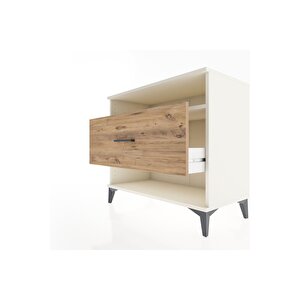 Hyperion Şifonyer Tek Raflı Tek Çekmeceli 88x44x80 Aytaşı-çam