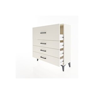 Arges Şifonyer 4 Çekmeceli 88x30x96 Aytaşı-aytaşı