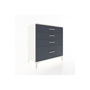 Hyperion Şifonyer 4 Çekmeceli 88x44x96 Aytaşı-antrasit