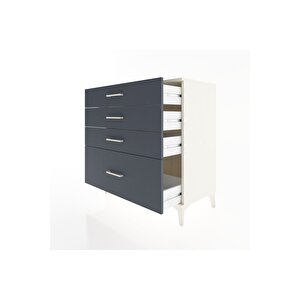 Hyperion Şifonyer 4 Çekmeceli 88x44x96 Aytaşı-antrasit