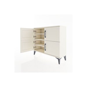 Arges Şifonyer 3 Raflı 4 Kapaklı 88x30x80 Aytaşı-aytaşı