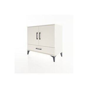 Hyperion Şifonyer Tek Raflı Tek Çekmeceli 2 Kapaklı 88x44x80 Aytaşı-aytaşı