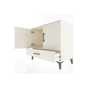 Hyperion Şifonyer Tek Raflı Tek Çekmeceli 2 Kapaklı 88x44x80 Aytaşı-aytaşı