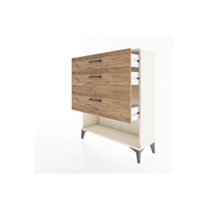Arges Şifonyer 3 Çekmeceli 88x30x106 Aytaşı-çam