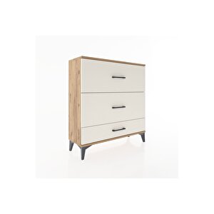 Arges Şifonyer 3 Çekmeceli 88x30x96 Çam-aytaşı