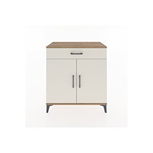 Hyperion Şifonyer 2 Raflı Tek Çekmeceli 2 Kapaklı 88x44x96 Çam-aytaşı