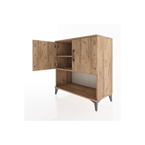 Hyperion Şifonyer 2 Raflı 2 Kapaklı 88x44x96 Çam-çam