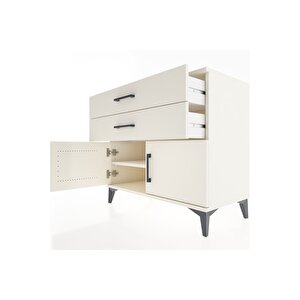 Hyperion Şifonyer Tek Raflı 2 Çekmeceli 2 Kapaklı 88x44x80 Aytaşı-aytaşı